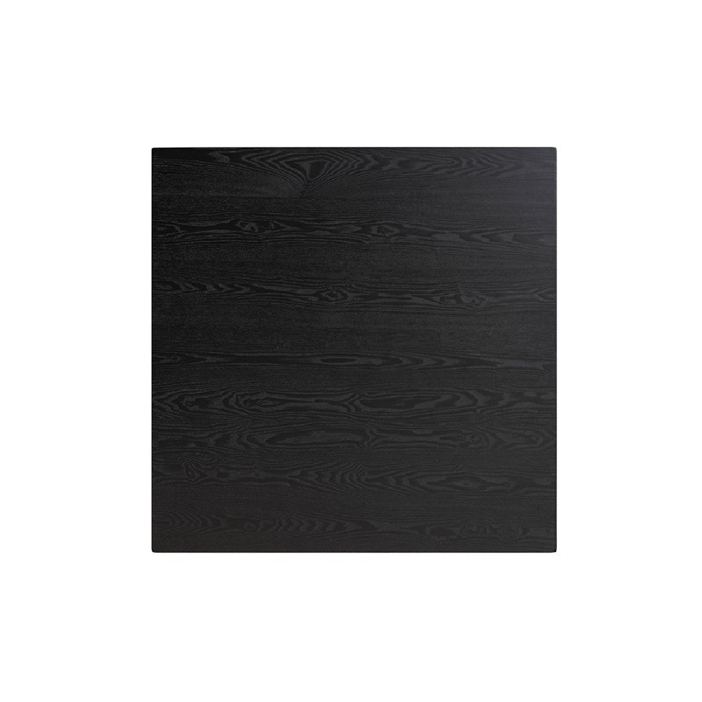 Baxton Studio Leena Mid-Century Modern Black Finished Wood Counter Height Pub Table WHI-Leena-Black-PT