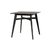 Baxton Studio Leena Mid-Century Modern Black Finished Wood Counter Height Pub Table WHI-Leena-Black-PT