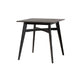 Baxton Studio Leena Mid-Century Modern Black Finished Wood Counter Height Pub Table WHI-Leena-Black-PT
