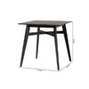 Baxton Studio Leena Mid-Century Modern Black Finished Wood Counter Height Pub Table