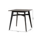 Baxton Studio Leena Mid-Century Modern Black Finished Wood Counter Height Pub Table