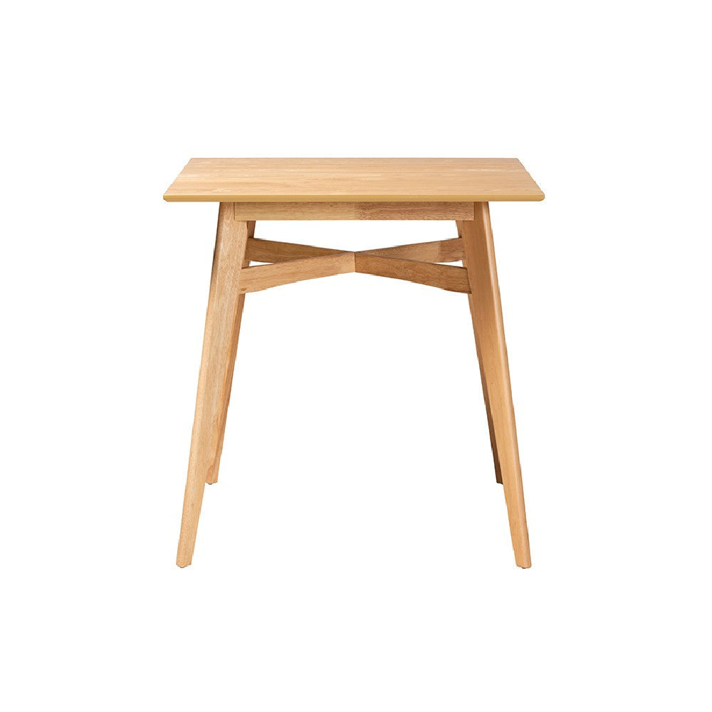 Baxton Studio Leena Mid-Century Modern Natural Oak Finished Wood Counter Height Pub Table WHI-Leena-Natural-Oak-PT