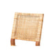 bali & pari Lesia Modern Bohemian Natural Brown Rattan and Walnut Brown Mahogany Wood Counter Stool WHI-Lesia-Teak-CS
