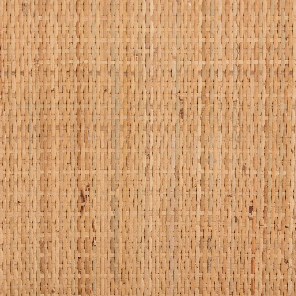 bali & pari Lombok Modern Bohemian Natural Brown Rattan Wine Cart WHI-Lombok-Rattan-Cart