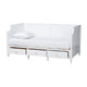 Baxton Studio Lowri Classic and Traditional White Finished Wood Twin Size 3-Drawer Daybed WHI-Lowri-White-Daybed-3DW-Twin