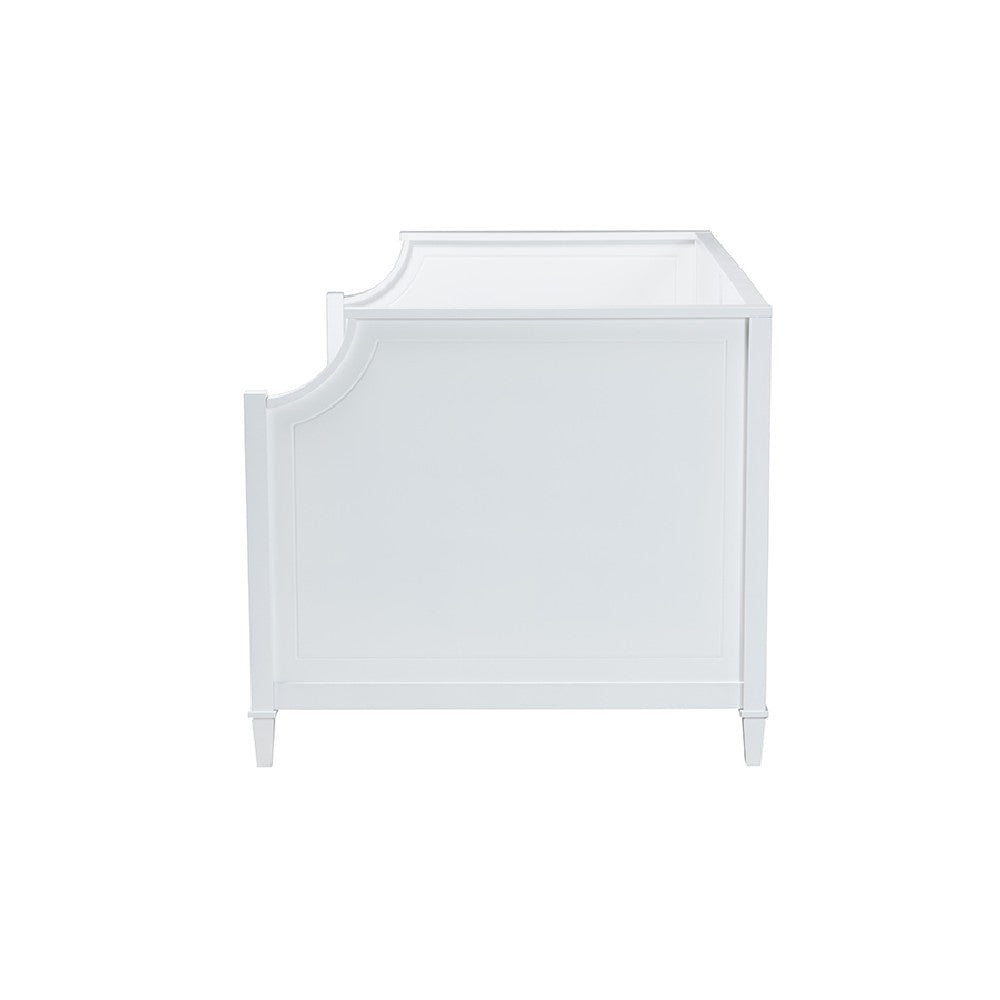 Baxton Studio Lowri Classic and Traditional White Finished Wood Twin Size 3-Drawer Daybed WHI-Lowri-White-Daybed-3DW-Twin