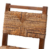bali & pari Cordoba Bohemian Natural Seagrass and Mahogany Wood 2-Piece Counter Stool Set WHI-Luanda-Seagrass-CS