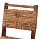 bali & pari Cordoba Bohemian Natural Seagrass and Mahogany Wood 2-Piece Counter Stool Set WHI-Luanda-Seagrass-CS