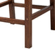 bali & pari Cordoba Bohemian Natural Seagrass and Mahogany Wood 2-Piece Counter Stool Set WHI-Luanda-Seagrass-CS