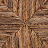 bali & pari Cordoba Bohemian Natural Seagrass and Mahogany Wood 2-Piece Counter Stool Set WHI-Luanda-Seagrass-CS