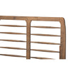 Baxton Studio Lucie Modern and Contemporary Walnut Brown Finished Wood Queen Size Platform Bed