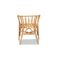 bali & pari Luxio Modern and Contemporary Natural Finished Rattan Dining Chair WHI-Luxio-Natural-DC