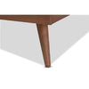 Baxton Studio Karine Mid-Century Modern Walnut Brown Finished Wood Full Size Platform Bed WHI-MG0004-Ash-Walnut-Full