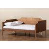 Baxton Studio Alya Classic Traditional Farmhouse Walnut Brown Finished Wood Full Size Daybed