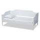Baxton Studio Alya Classic Traditional Farmhouse White Finished Wood Twin Size Daybed