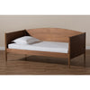 Baxton Studio Veles Mid-Century Modern Ash Wanut Finished Wood Daybed