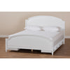 Baxton Studio Elise Classic and Traditional Transitional White Finished Wood Full Size Storage Platform Bed