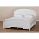 Baxton Studio Elise Classic and Traditional Transitional White Finished Wood Full Size Storage Platform Bed