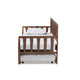 Baxton Studio Midori Modern and Contemporary Transitional Walnut Brown Finished Wood Twin Size Daybed with Roll-Out Trundle Bed