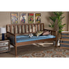 Baxton Studio Midori Modern and Contemporary Transitional Walnut Brown Finished Wood Twin Size Daybed