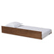 Baxton Studio Midori Modern and Contemporary Transitional Walnut Brown Finished Wood Twin Size Trundle Bed WHI-MG0046-1-Walnut-Trundle