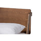 Baxton Studio Sadler Mid-Century Modern Ash Walnut Brown Finished Wood Full Size Platform Bed WHI-MG0047-9-Ash-Walnut-Full