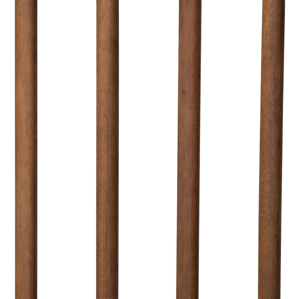 Baxton Studio Abel Classic and Traditional Transitional Walnut Brown Finished Wood King Size Platform Bed WHI-MG0064-Walnut-King