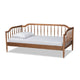 Baxton Studio Parson Classic Mid-Century Modern Walnut Brown Finished Wood Twin Size Daybed WHI-MG0073-1-Walnut-Daybed