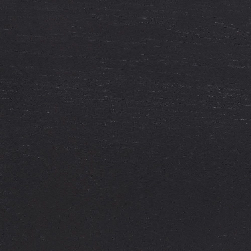 Baxton Studio Lucera Mid-Century Black Full Size Bobbin Bed WHI-MG0110-4-Black-Full