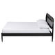 Baxton Studio Florica Art Deco Black Wood Queen Platform Bed WHI-MG0240-1-Black-Queen