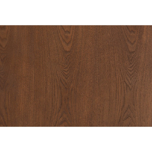 Baxton Studio Barrett Mid-Century Modern Walnut Brown Finished Wood and Synthetic Rattan 6-Drawer Dresser