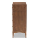 Baxton Studio Landis Mid-Century Modern Ash Walnut Finished Wood 4-Drawer Chest WHI-MG9002-Ash-Walnut-4DW-Chest
