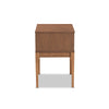 Baxton Studio Ramiel Mid-Century Modern Ash Walnut Finished Wood and Rattan 1-Drawer Nightstand WHI-MG9005-Ash-Walnut-Rattan-NS