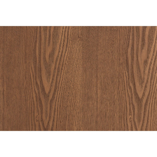 Baxton Studio Ramiel Mid-Century Modern Ash Walnut Finished Wood and Rattan 1-Drawer Sideboard