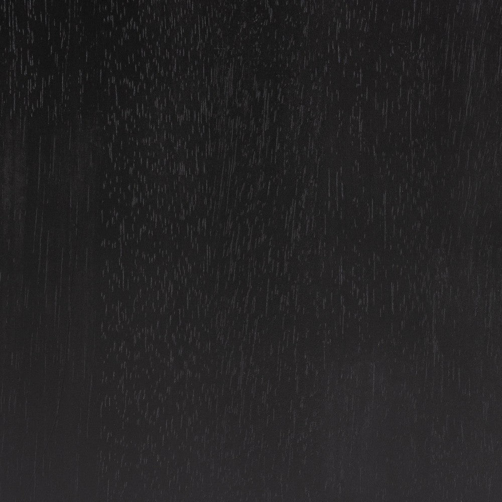 Baxton Studio Lucera Mid-Century Black Bobbin Wood 4-Drawer Chest WHI-MG9011-Black-4DW-Chest