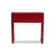 Baxton Studio Pomme Classic and Antique Red Finished Wood Bronze Finished Accents 6-Drawer Console Table WHI-MIN18-Red-ST
