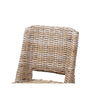 bali & pari Magy Modern Bohemian Grey Rattan and Natural Brown Finished Wood Dining Chair WHI-Magy-Grey-Natural-DC