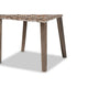 bali & pari Magy Modern Bohemian Grey Rattan and Natural Brown Finished Wood Dining Chair WHI-Magy-Grey-Natural-DC