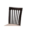 Baxton Studio Maisie Modern and Contemporary Sand Fabric Upholstered and Dark Brown Finished Wood 5-Piece Dining Set