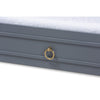 Baxton Studio Mariana Classic and Traditional Grey Finished Wood Twin Size Trundle