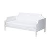 Baxton Studio Mariana Classic and Traditional White Finished Wood Full Size Daybed