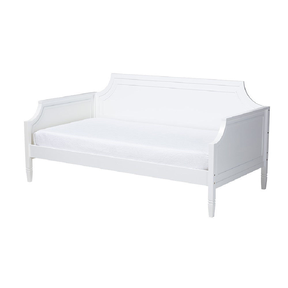 Baxton Studio Mariana Classic and Traditional White Finished Wood Full Size Daybed