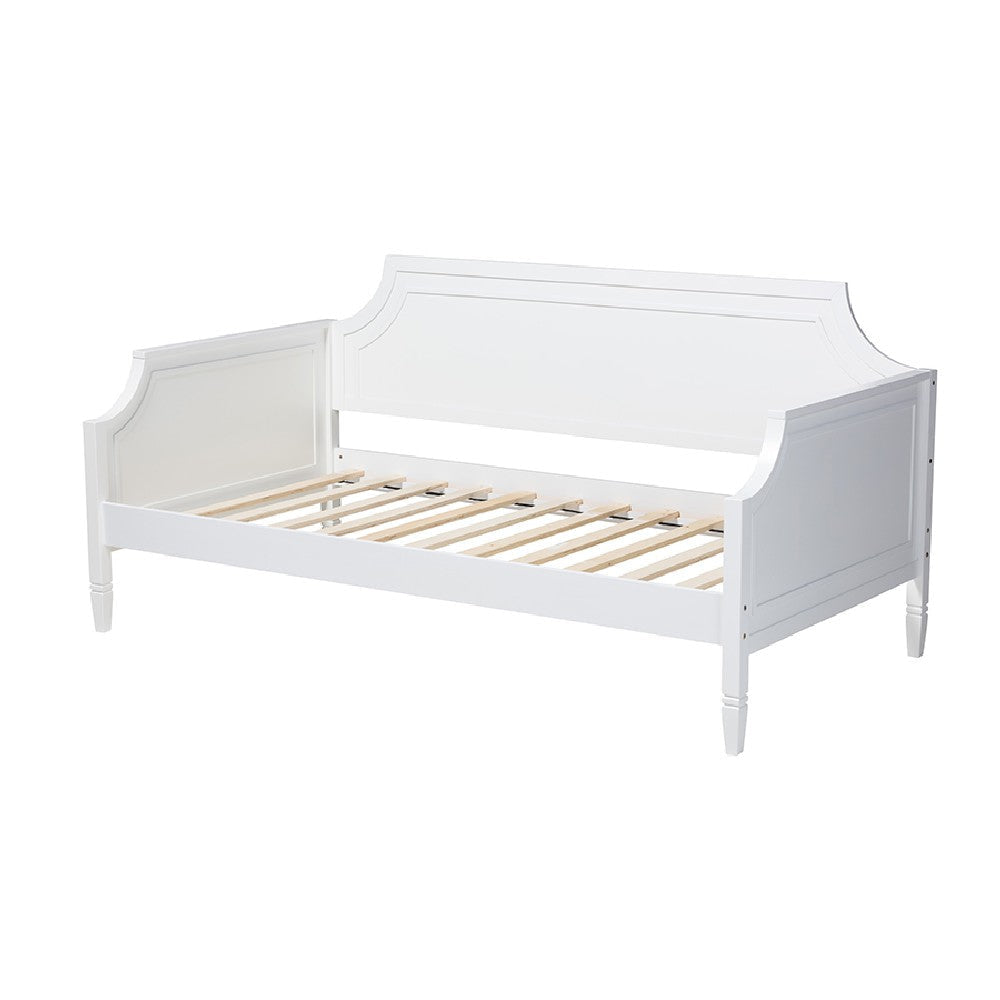 Baxton Studio Mariana Classic and Traditional White Finished Wood Full Size Daybed