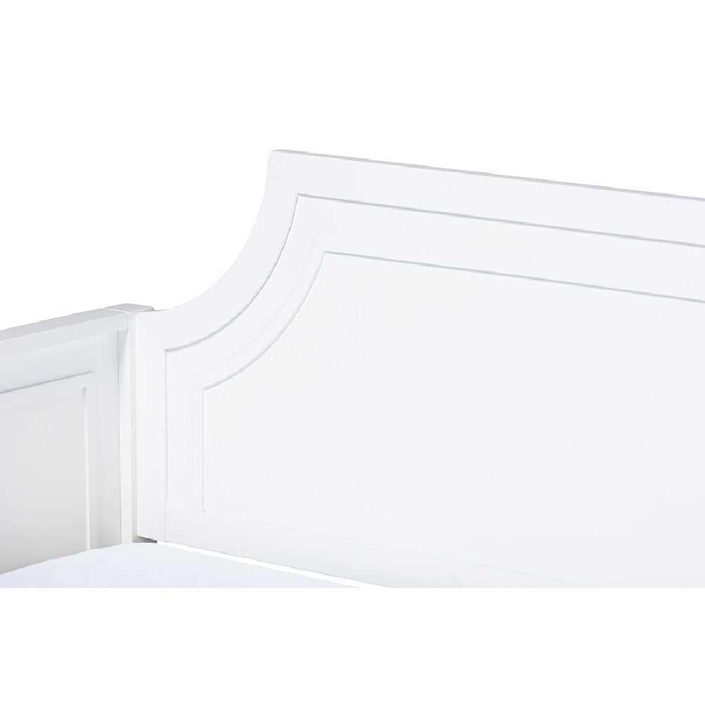 Baxton Studio Mariana Classic and Traditional White Finished Wood Full Size Daybed