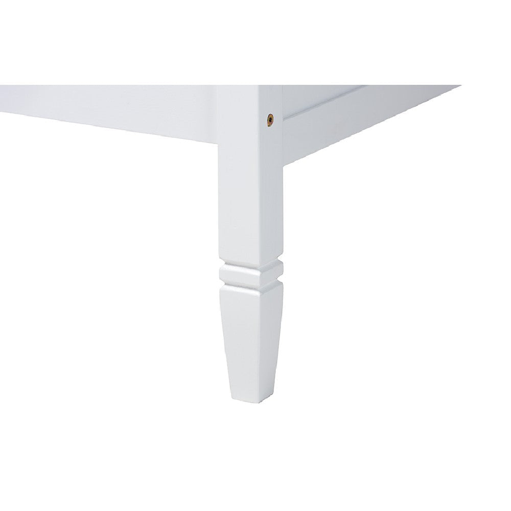 Baxton Studio Mariana Classic and Traditional White Finished Wood Full Size Daybed