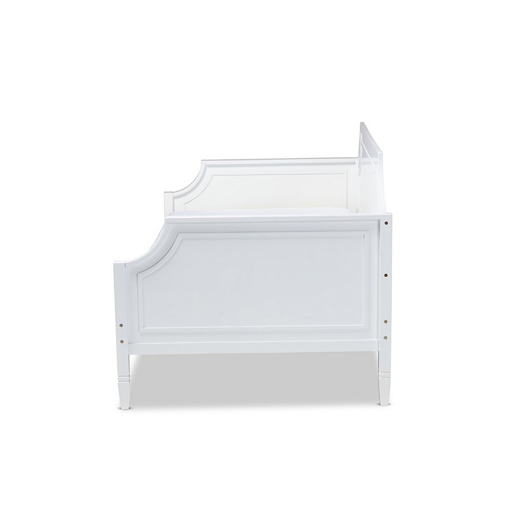 Baxton Studio Mariana Classic and Traditional White Finished Wood Twin Size Daybed