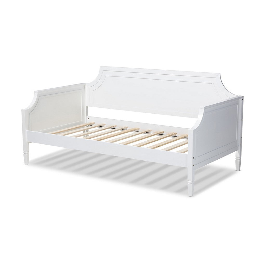 Baxton Studio Mariana Classic and Traditional White Finished Wood Twin Size Daybed