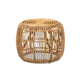 bali & pari Maverick Modern Bohemian Natural Brown Rattan End table WHI-Maverick-Rattan-ET