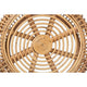 bali & pari Maverick Modern Bohemian Natural Brown Rattan End table WHI-Maverick-Rattan-ET