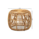 bali & pari Maverick Modern Bohemian Natural Brown Rattan End table